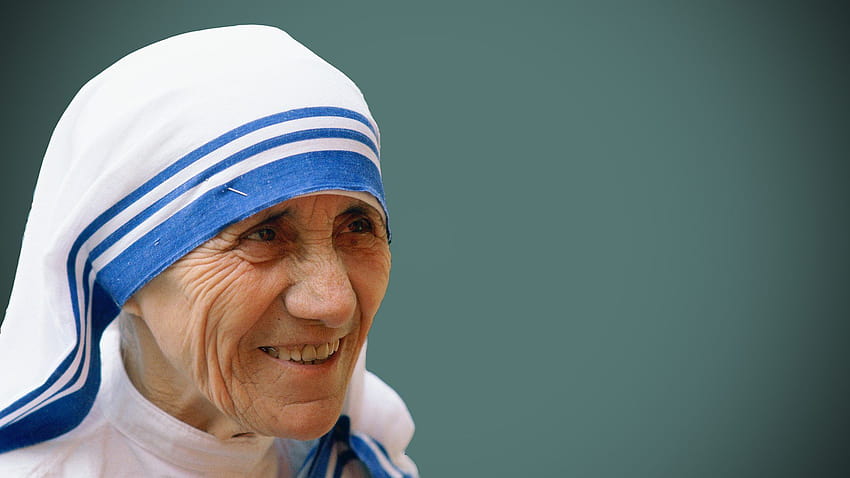 3 Matka Teresa, cytaty z Matki Teresy Tapeta HD