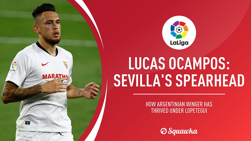 Lucas Ocampos: How Sevilla's spearhead has thrived under Lopetegui HD wallpaper