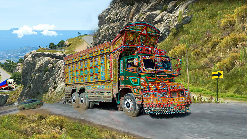 Simulador de conducción de camiones asiáticos: juego de Wala de camiones indios para Android fondo de pantalla
