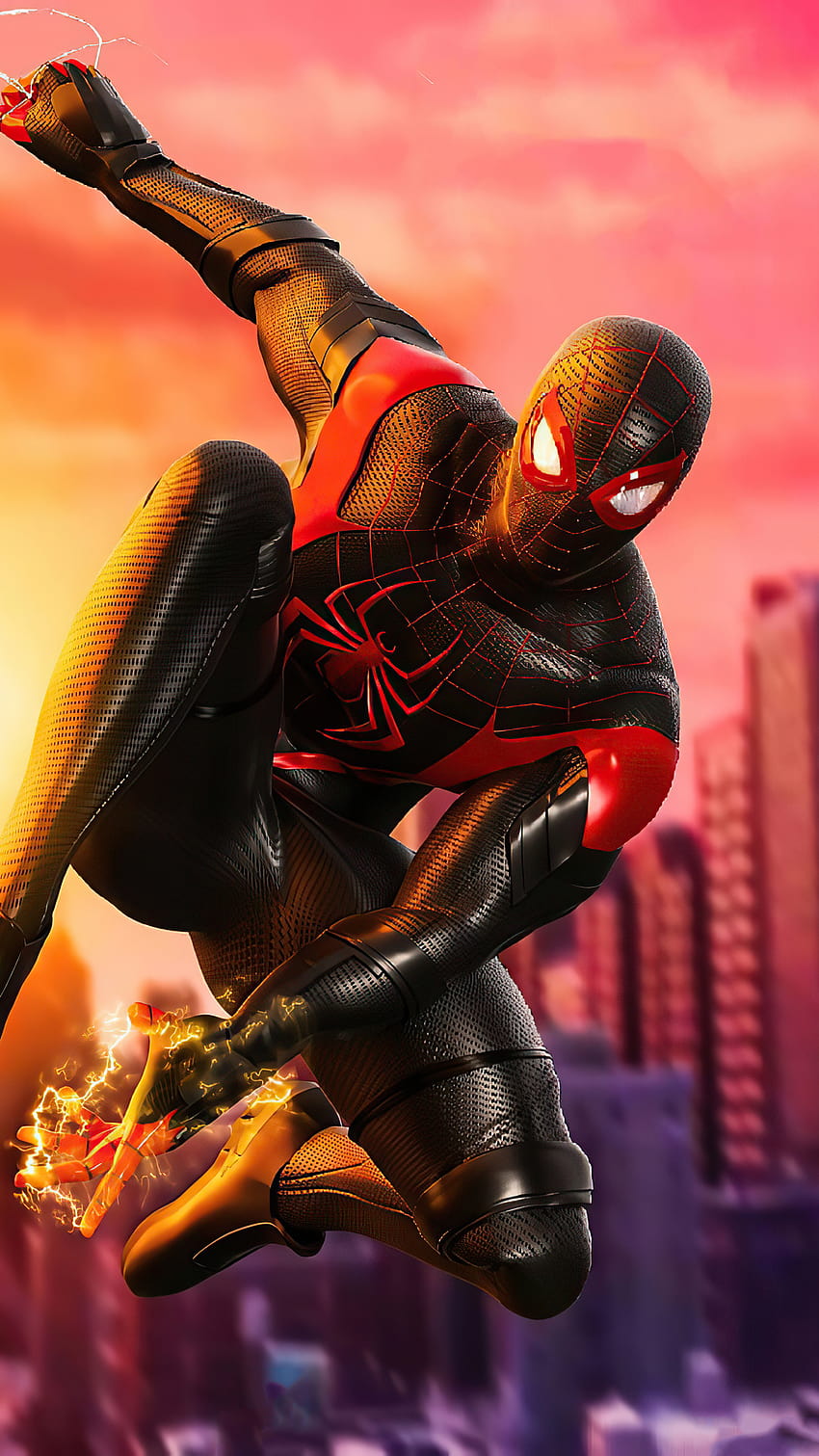 Spiderman black red suit HD wallpapers | Pxfuel
