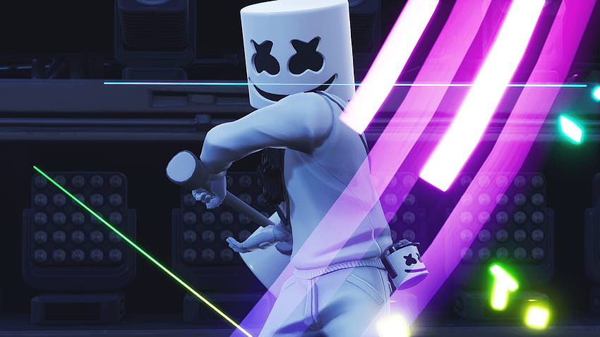 Marshmello Fortnite, fortnite dj marshmello HD wallpaper