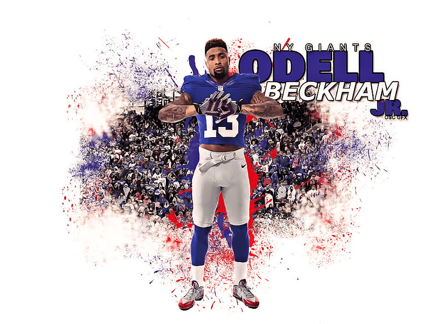 Odell beckham, newyork giants, nfl, obj, HD phone wallpaper