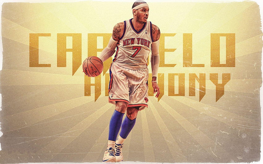 Carmelo Anthony New York Knicks Hintergründe, Carmelo Anthony 2017 HD-Hintergrundbild