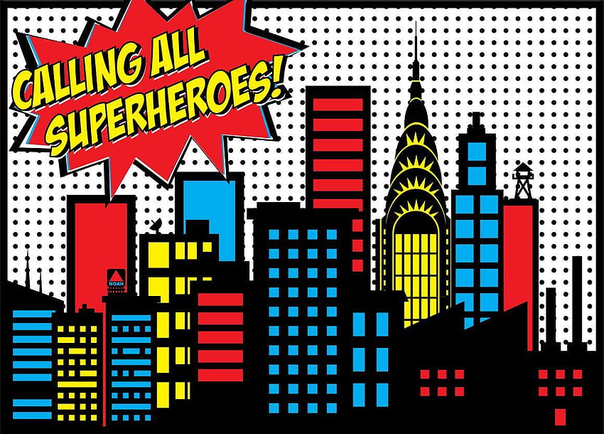 Superhero Birtay Package, superhero backgrounds HD wallpaper