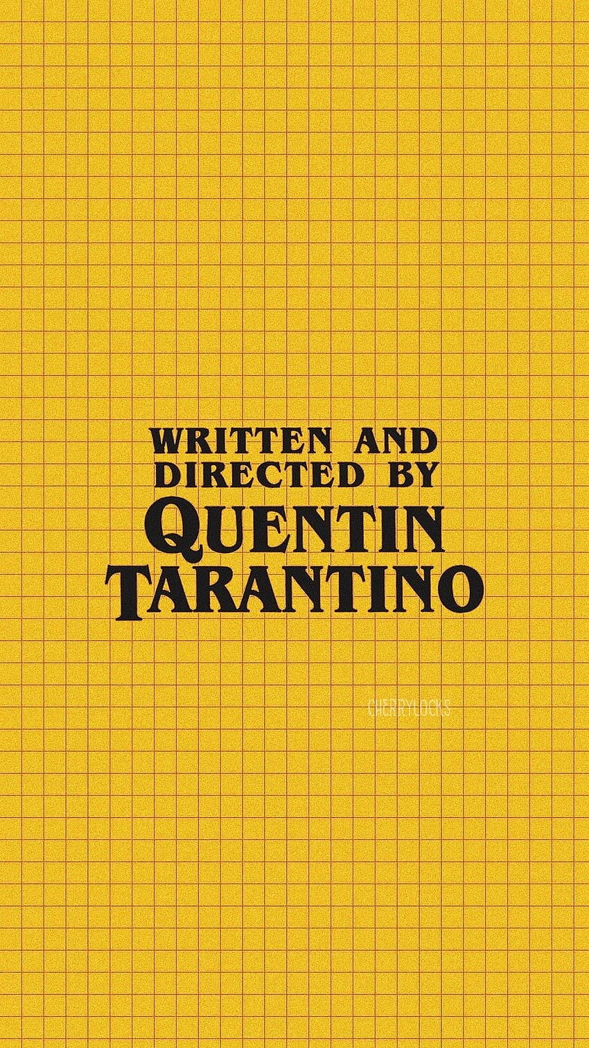 Lockscreen: Quentin Tarantino Yellow, kill bill iphone HD phone wallpaper