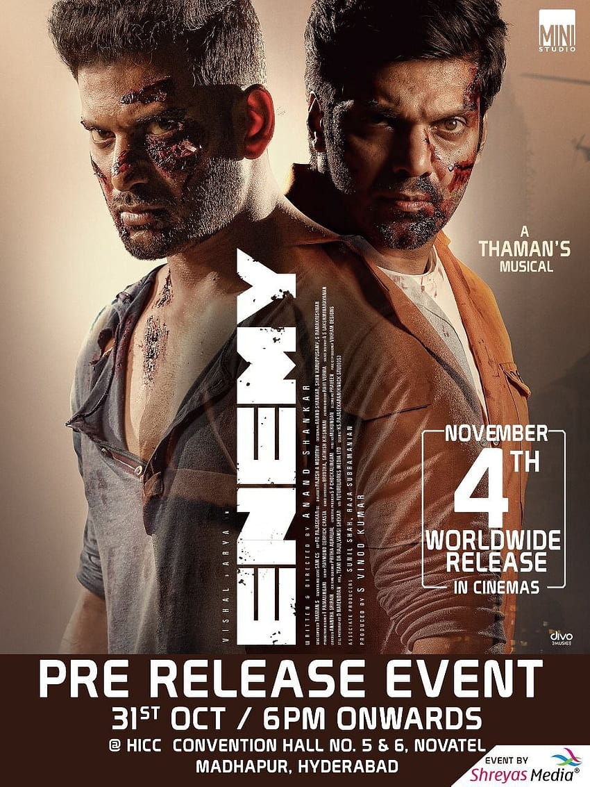 Enemy : , Stills, First Look Posters of Enemy Movie, enemy tamil HD phone wallpaper