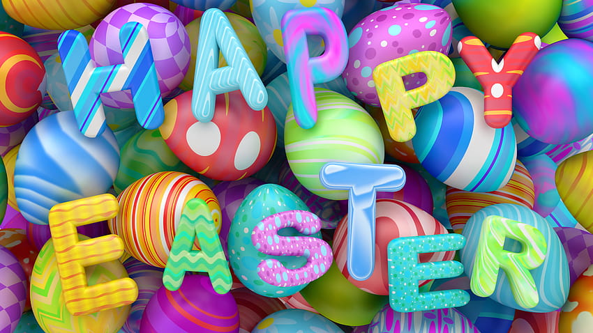 Happy Easter illustration, Easter, eggs, , happy easter eggs HD wallpaper