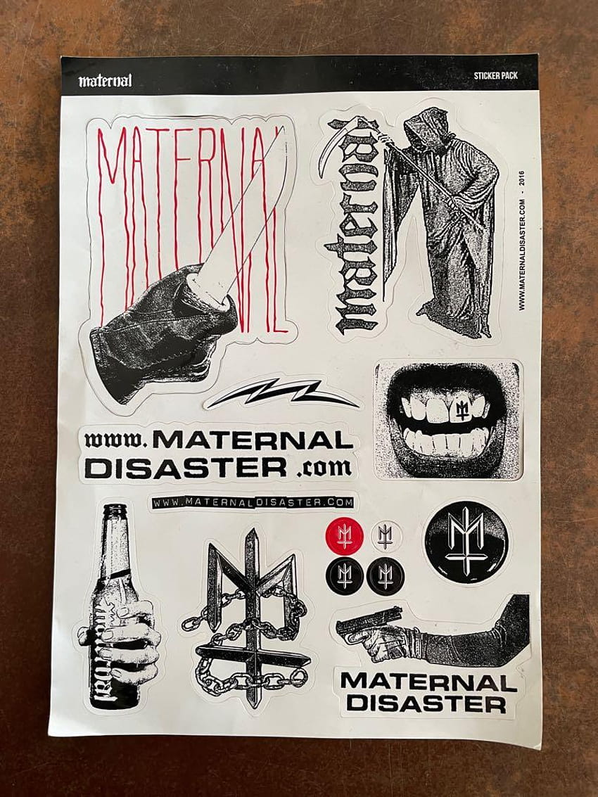 Maternal Disaster Stickers, Design & Craft, Artwork on Carousell HD phone wallpaper