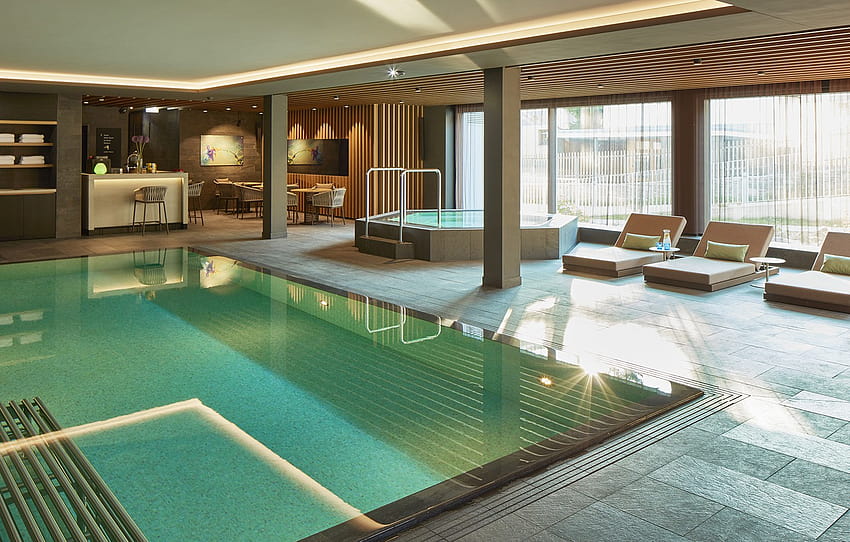 interior, pool, Jacuzzi, the room, area, Davos, Hard Rock Hotel , section интерьер HD wallpaper