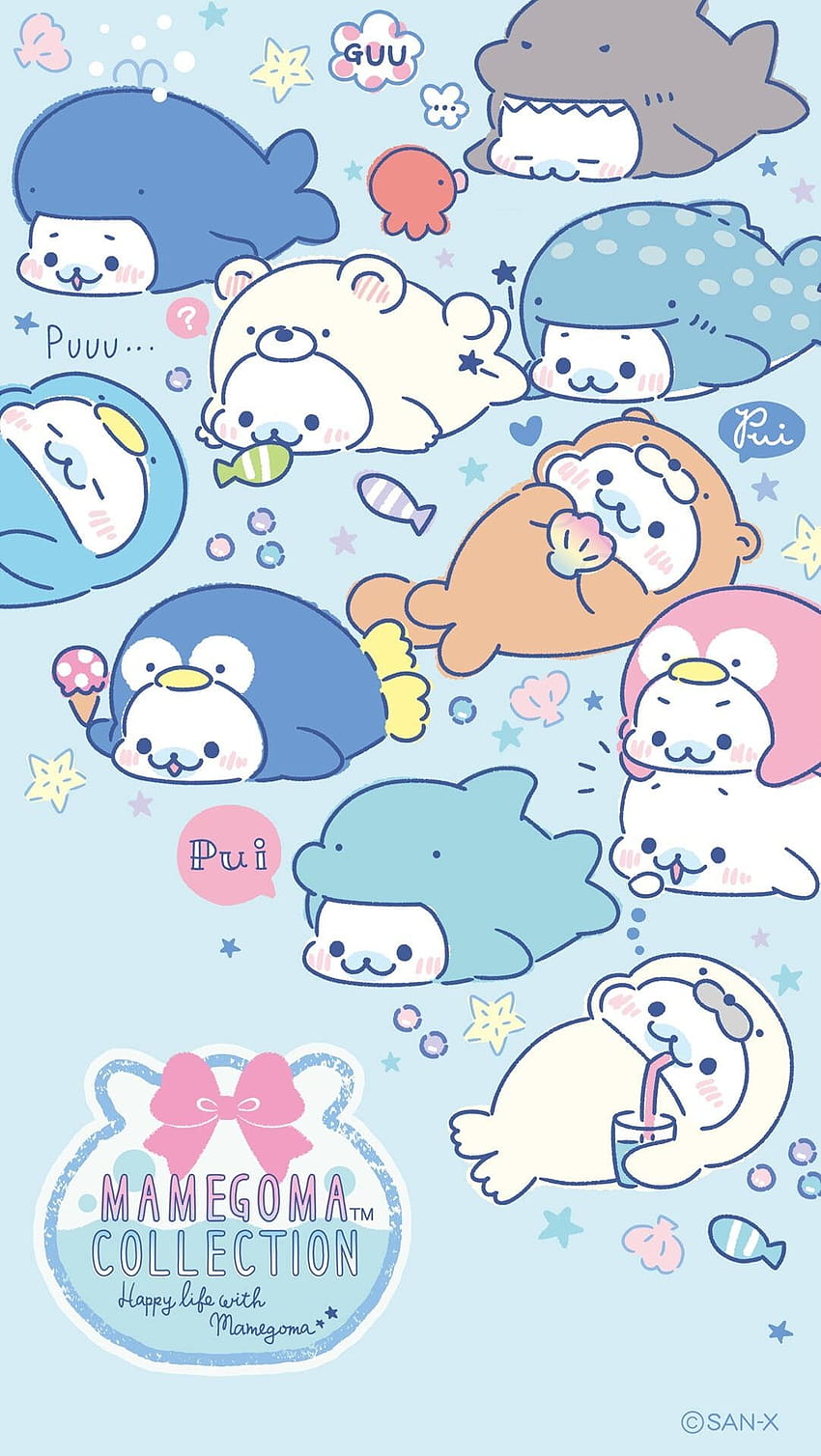 Kawaii Blue posted by Sarah Simpson, kawaii aesthetic blue HD phone wallpaper