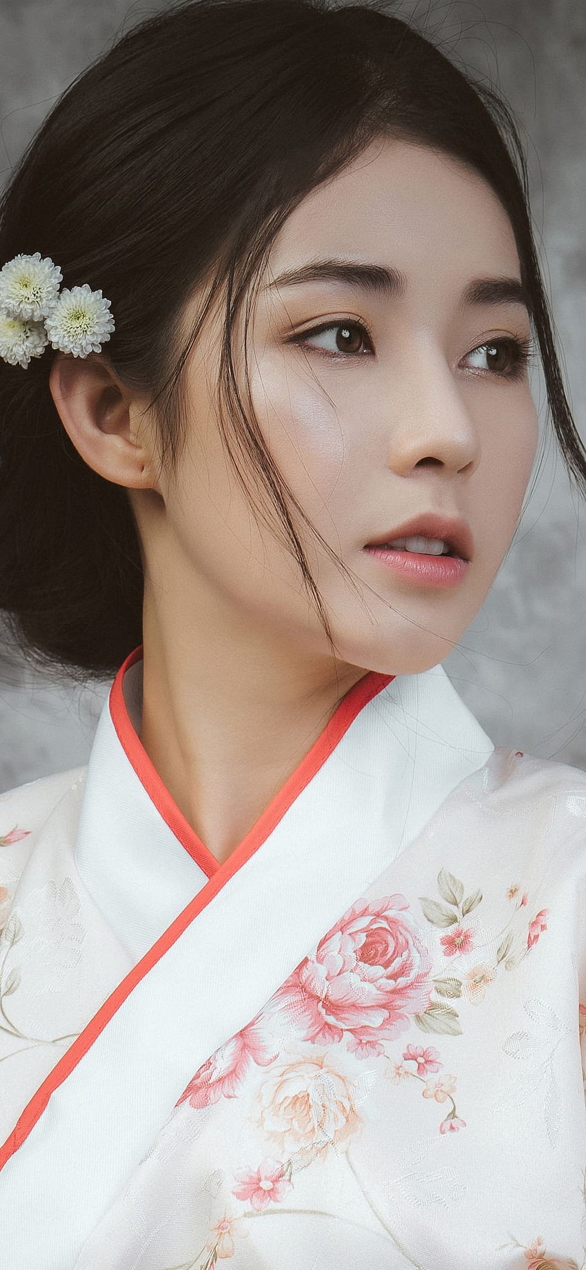 Beautiful Japanese girl, young woman, kimono 1242x2688 iPhone 11, beauty japanese girl iphone HD電話の壁紙