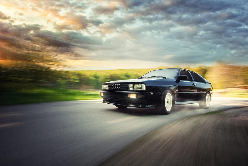 audi coupe urquattro quattro black werner burgstaller audi coupe, audi quattro HD wallpaper