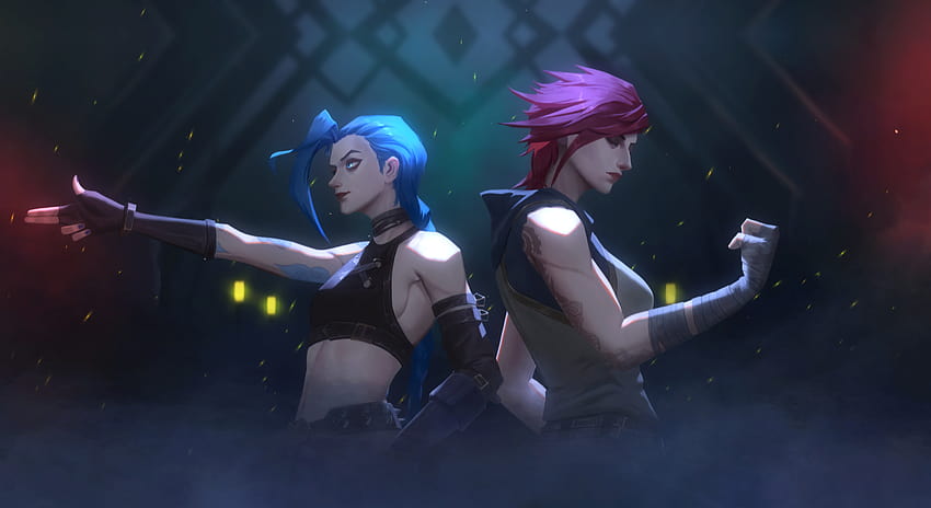 Jinx and Vi HD wallpaper | Pxfuel