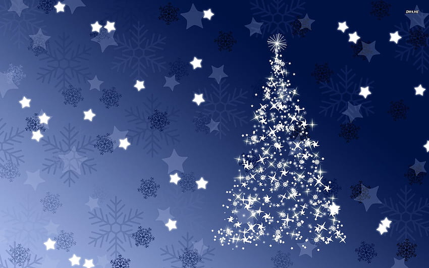 Sparkling blue Christmas tree Holiday 2047 [1680x1050] untuk , Ponsel & Tablet, bintang pohon natal Anda Wallpaper HD