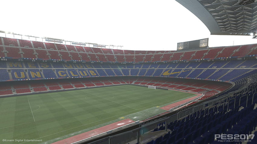 PES 2017 fond ecran officiel Camp Nou 6 Sportune Tapeta HD