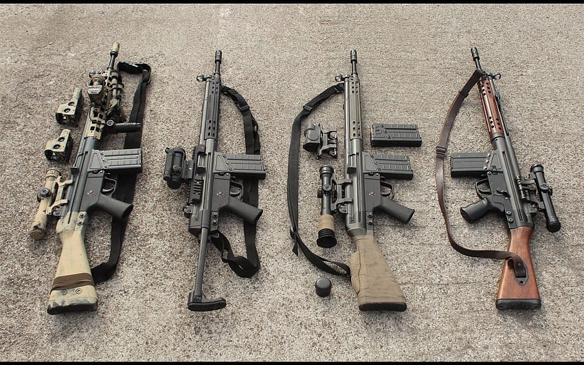 Heckler & Koch G3 돌격소총 ...비스타포인트, 고급 무기 HD 월페이퍼