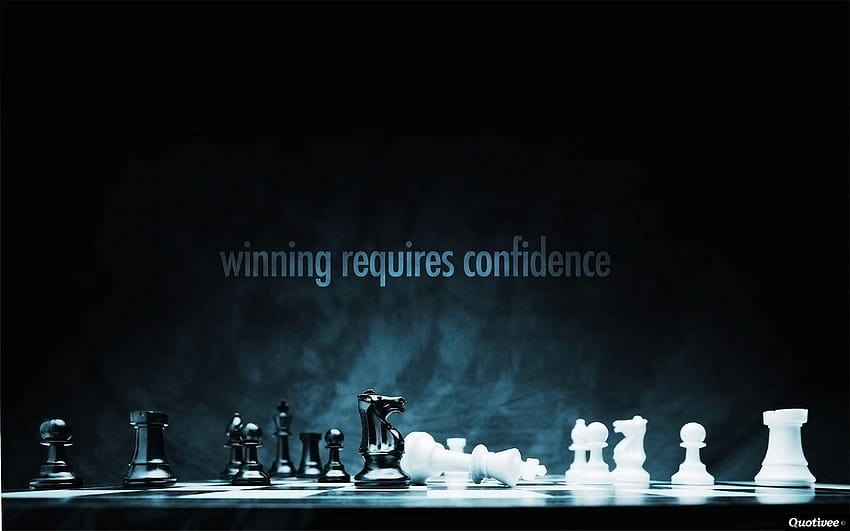 Winning requires confidence HD wallpaper