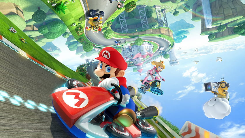 1 Mario Kart 8 and Backgrounds, kids games HD wallpaper