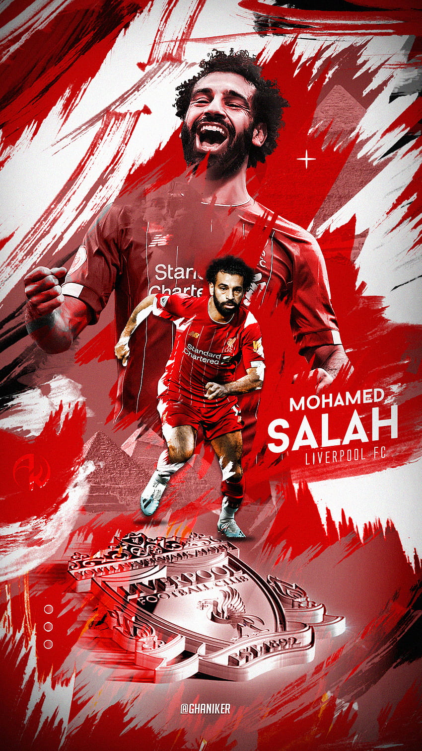 Deportes Mohamed Salah, mo ensalada fondo de pantalla del teléfono