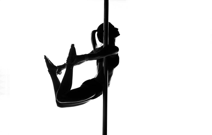 figure, pose, pole dance , section минимализм HD wallpaper