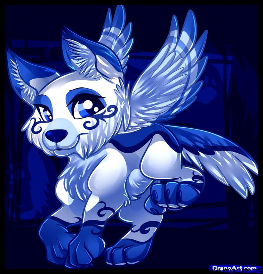 anime wolf bleu ~ bleu blue ~ kawai Animated Picture Codes and Downloads  #132238499,800317685 | Blingee.com