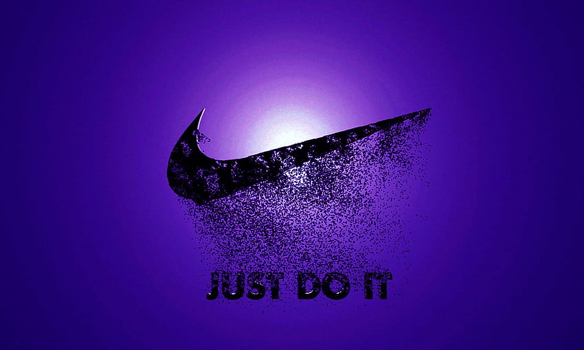 Just Do It Nike, nike purple just do it HD wallpaper
