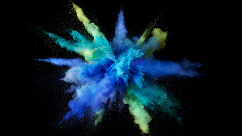 Apple Color Explosion, bombe de couleur Fond d'écran HD