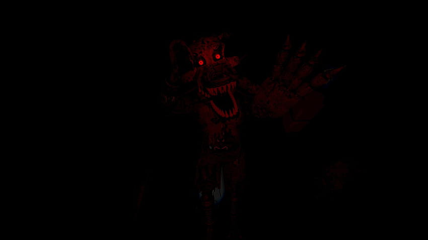 Withered Foxy e Nightmare Foxy Referência SFM papel de parede HD