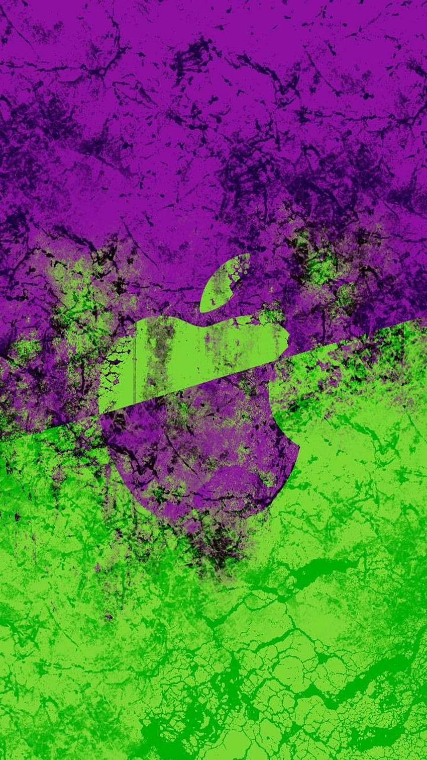 Pin page, green purple iphone HD phone wallpaper