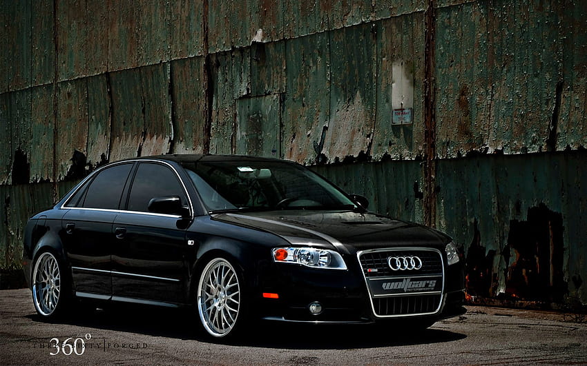 2008 Audi A4 Black, audi a4 b7 HD wallpaper