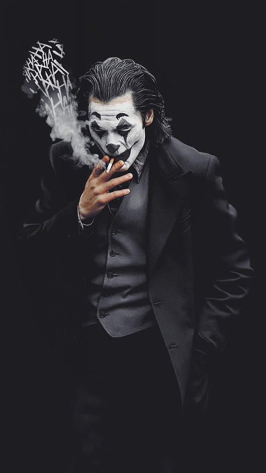 Joker Smoke Laugh IPhone, joker for iphone HD phone wallpaper
