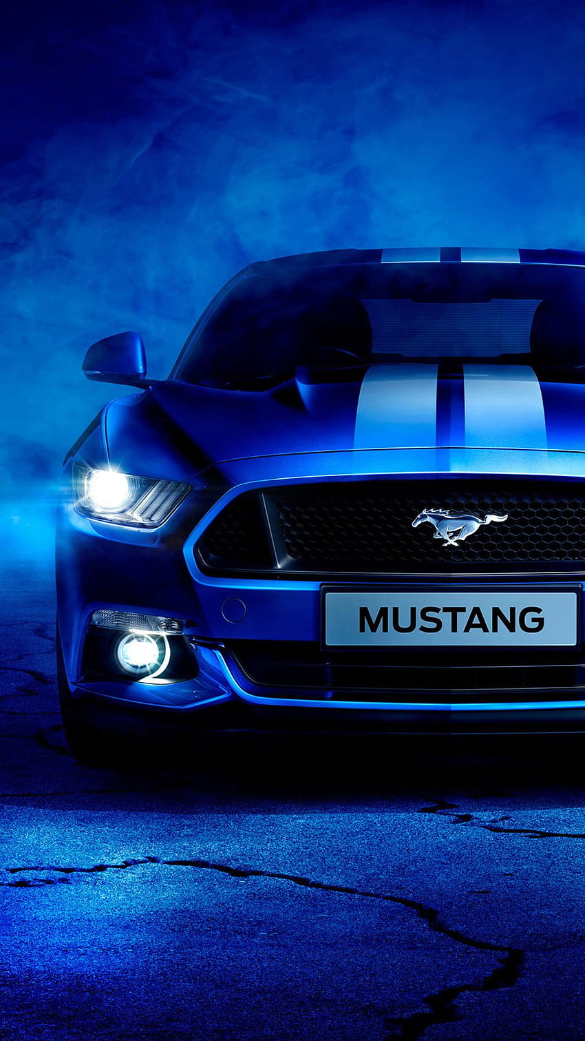 1080x1920 Blue Ford Mustang Iphone 7,6s ...qwalls, iphone 7 mustang HD phone wallpaper