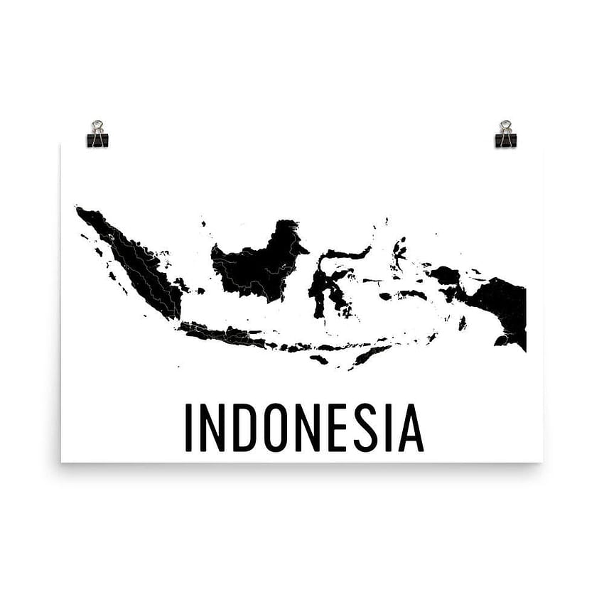 Indonesia Map Poster HD phone wallpaper