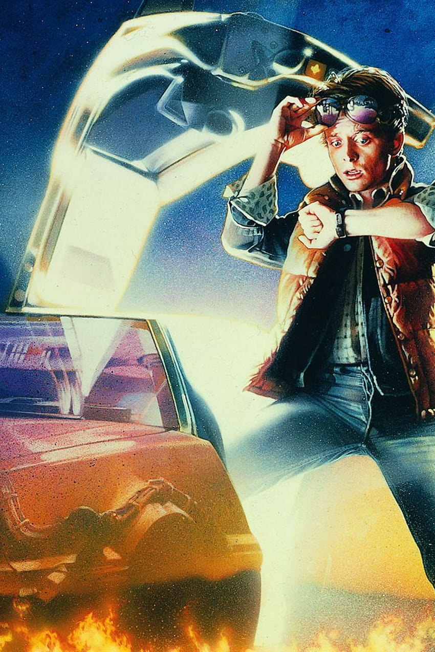 marty mcfly back to the future poster