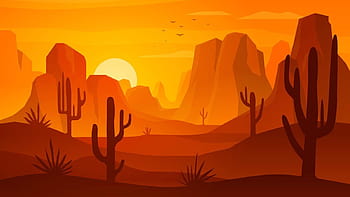 Anime Desert And Vulcano vulcano Scenery Anime Desert Nature HD  wallpaper  Peakpx