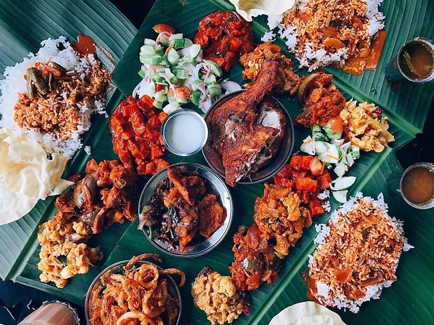 Una breve storia del cibo indiano in Malesia, cibo della Malesia Sfondo HD