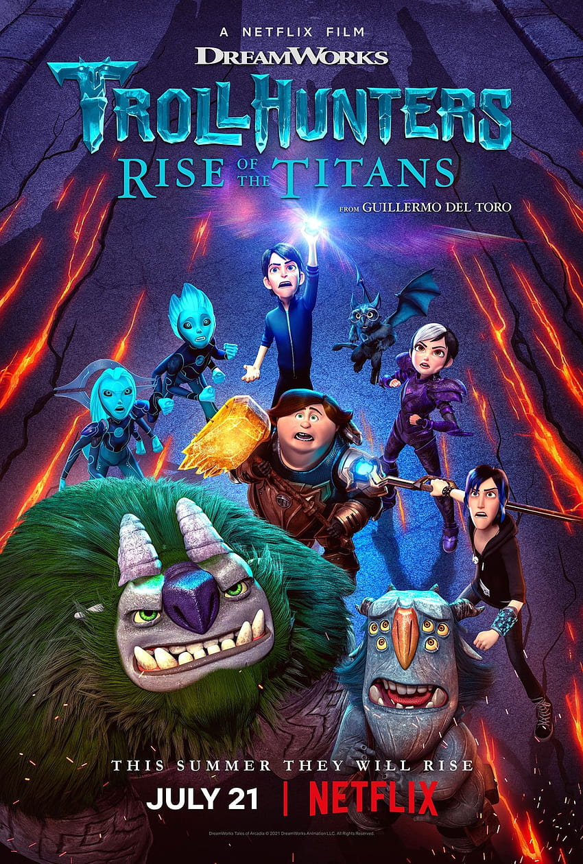Guillermo del Toro แชร์ตัวอย่าง 'Trollhunters: Rise of the Titans' วอลล์เปเปอร์โทรศัพท์ HD