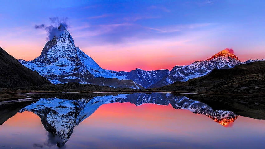 Matterhorn, Swiss, layar lebar Zermatt Wallpaper HD