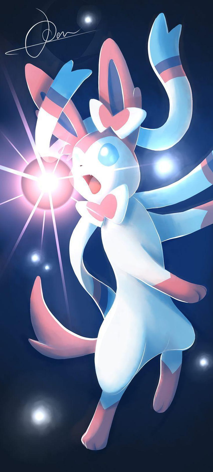 Sylveon Galaxy Wallpaper by Nialondo on DeviantArt