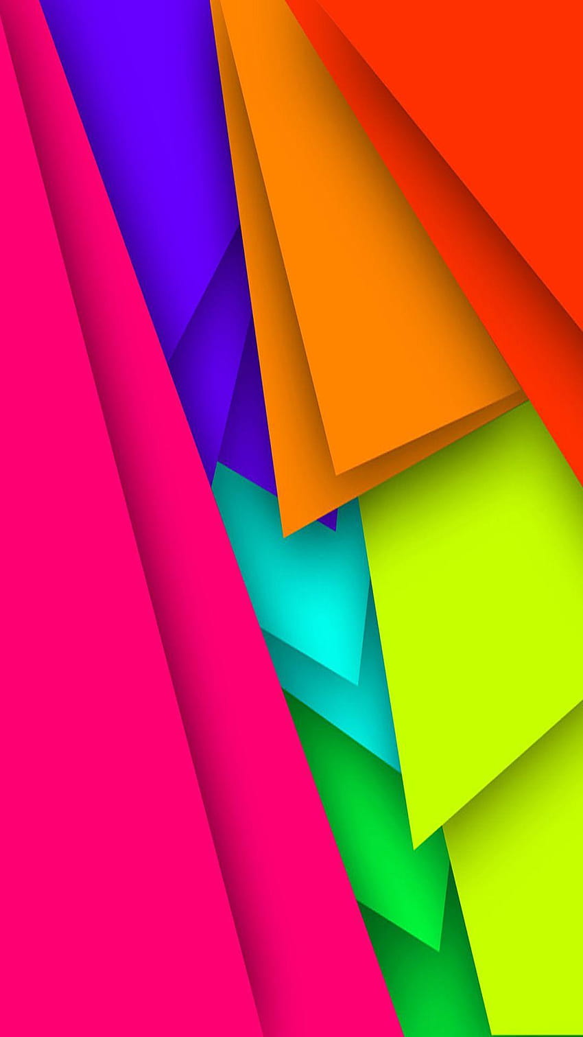 Bold Colorful Abstract Art HD phone wallpaper