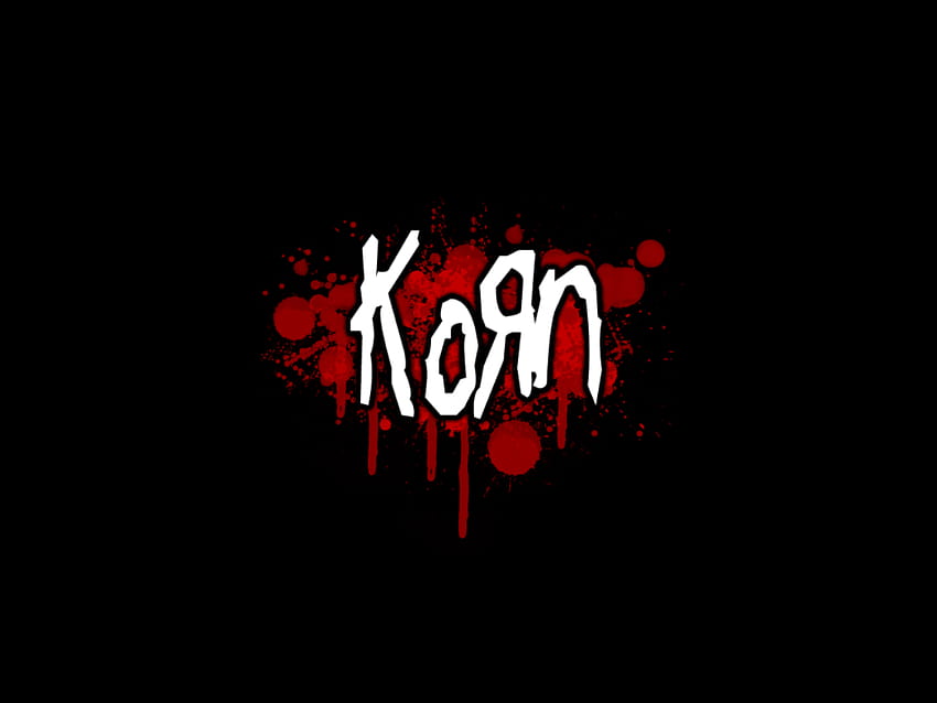 Logo Korn, kepala jamur Wallpaper HD