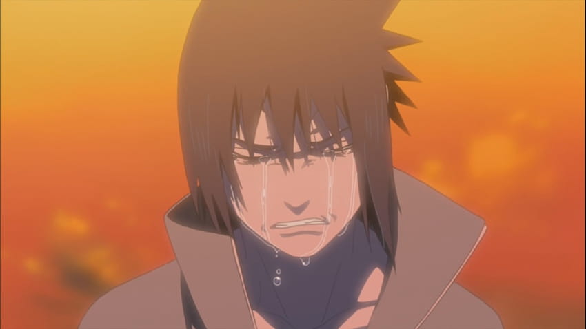 Sasuke cries after killing Itachi, sasuke crying HD wallpaper