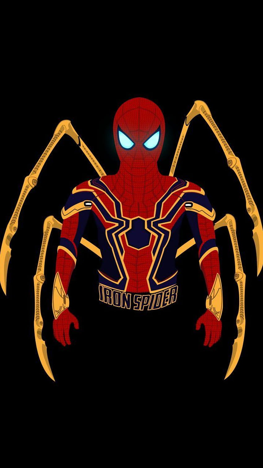 wondrous Iron suit, Spider, spider man neon HD phone wallpaper