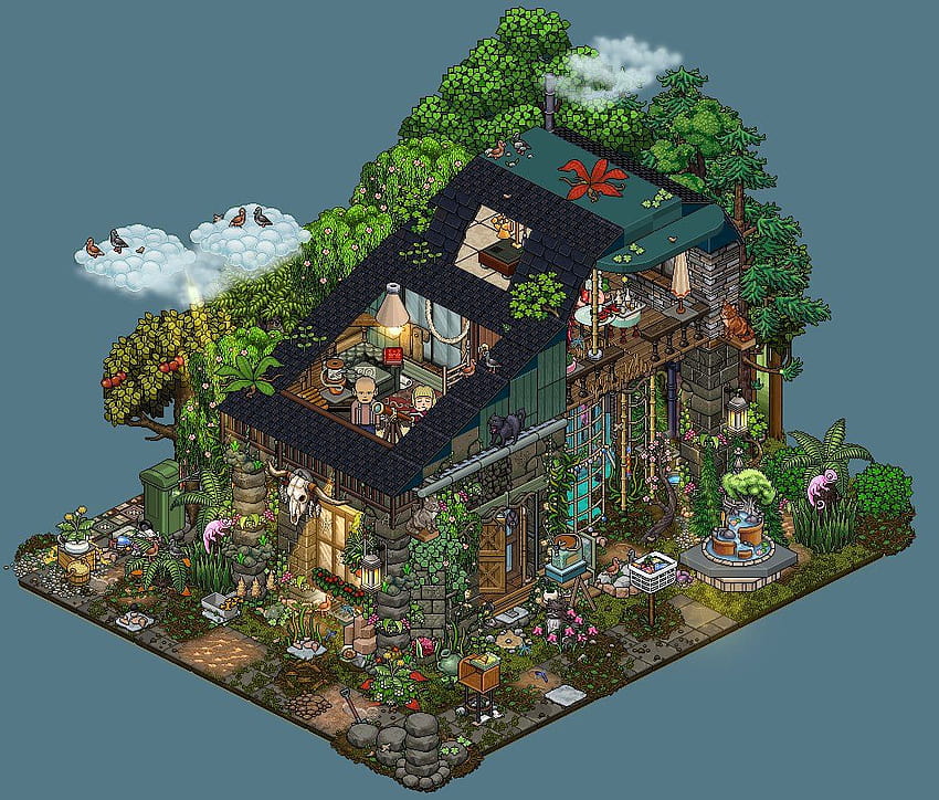 Rural Habbo Cabin Exterior HD wallpaper | Pxfuel