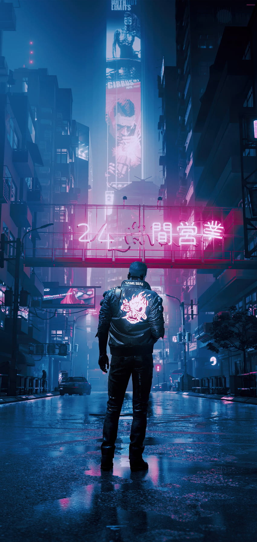 ¡Haz que el cyberpunk vuelva a ser un género! – Distrito fondo de pantalla del teléfono