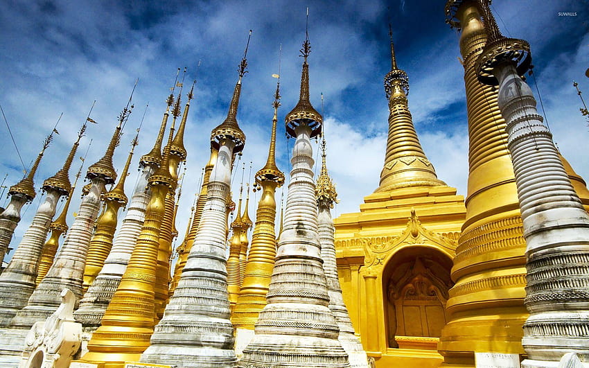 Pagoda de Shwedagon fondo de pantalla