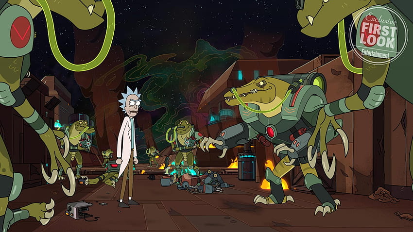 Rick and Morty first from season 4 revealed, rick and morty pickle HD wallpaper