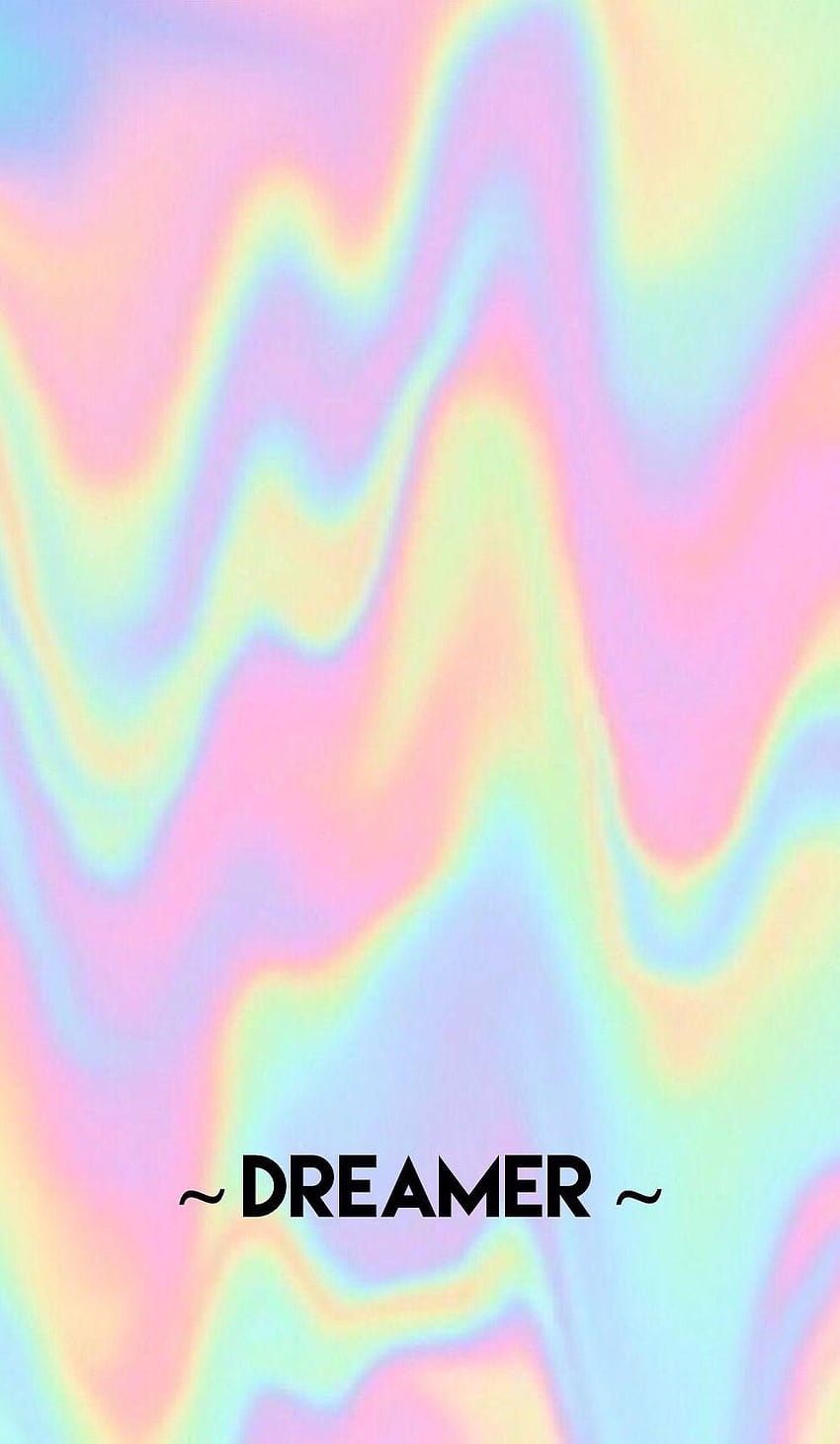 valeriaperes pada imajenes bonitas, holografik pastel wallpaper ponsel HD