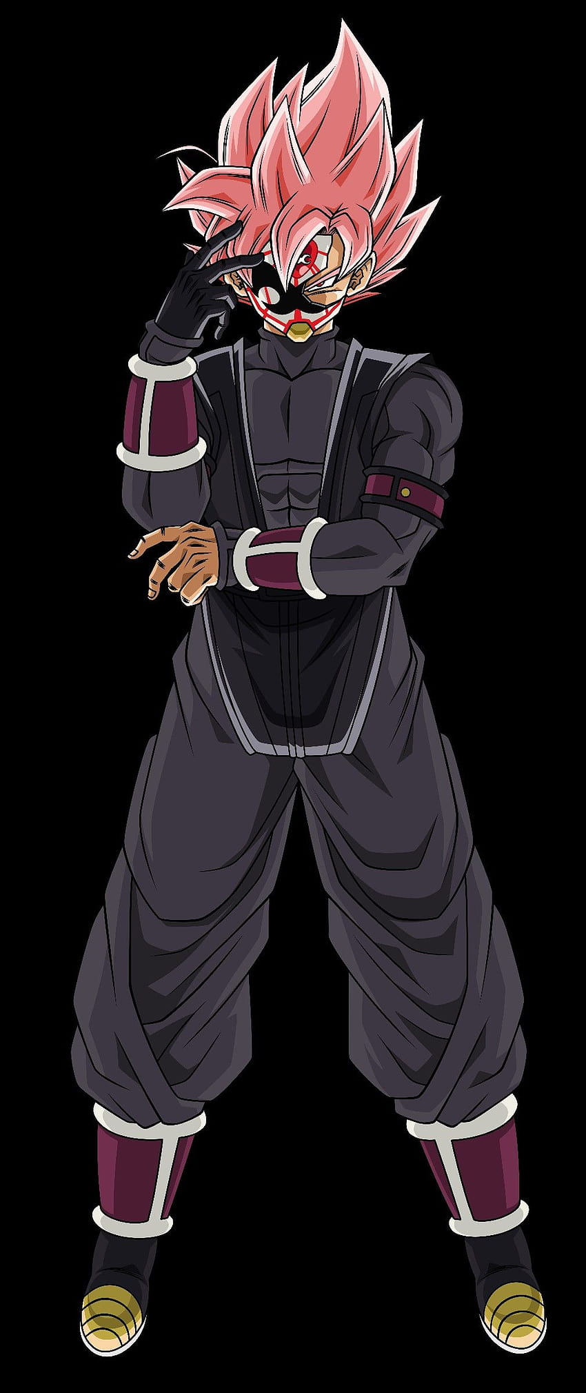 Goku Black ssj Rose Crimson Maskierter Saiyajin im Jahr 2021, Goku Black Time Breaker HD-Handy-Hintergrundbild