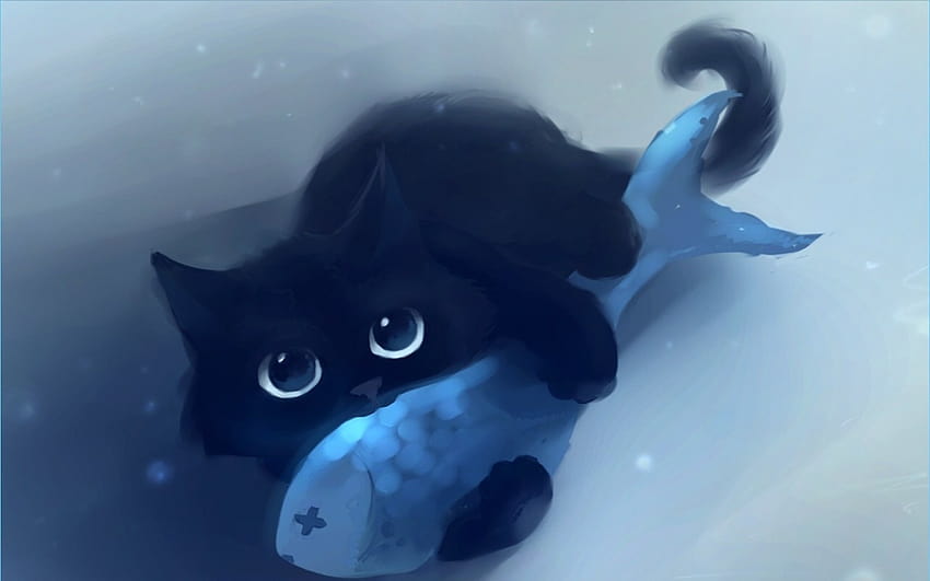 11 Cute Anime Cat, aesthetic cat HD wallpaper | Pxfuel